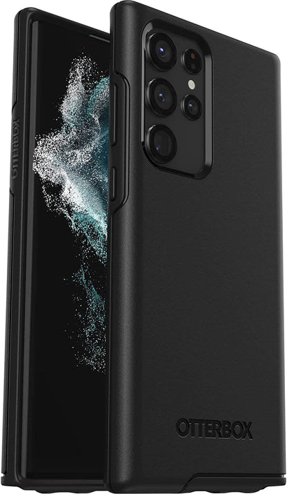 Otterbox Symmetry Series Case for Samsung Galaxy S22 Ultra (Not S22/Plus) Non-Retail Packaging, Black