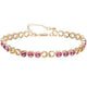 Goldtone & Rose Pink