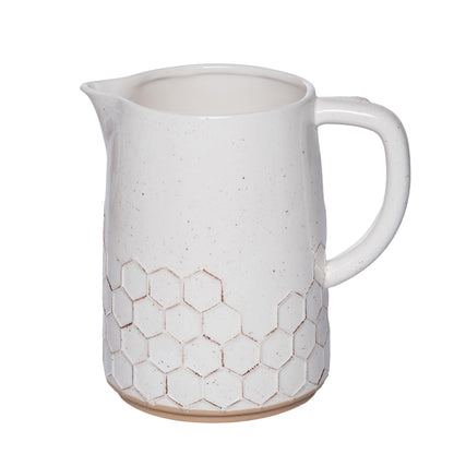 Dolomite Bee Pitcher Multicolored for Spring Serving and Entertaining