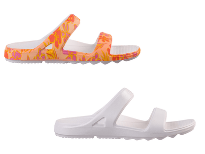 Pink Floral/ White -