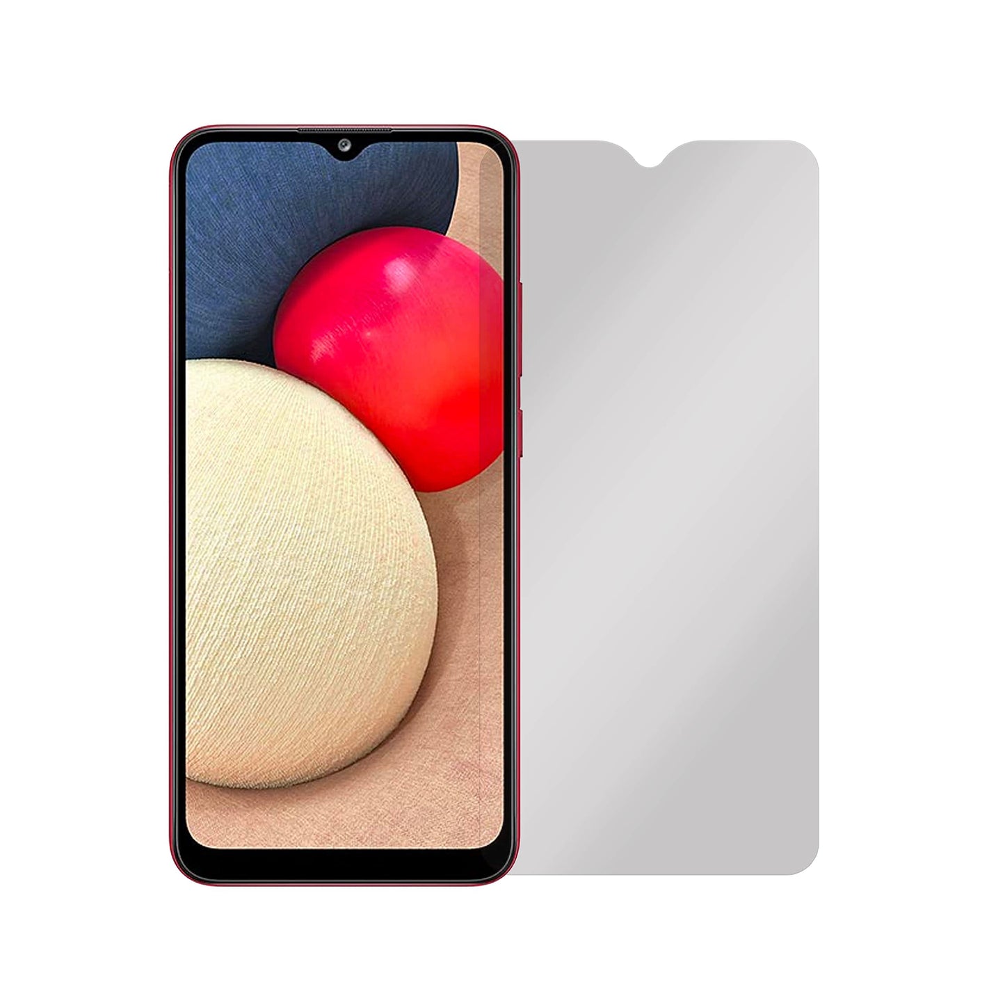 Fortress Tempered Glass Screen Protector for Samsung Galaxy A02s - Bubble-Free, Scratch Resistant, Ultra Thin, Impact Protection [Lifetime Replacements]