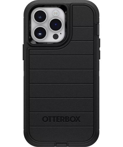 Otterbox Defender Series Screenless Edition Case for Iphone 14 Pro (Only) - Case Only - Microbial Defense Protection - Non-Retail Packaging - (Black)