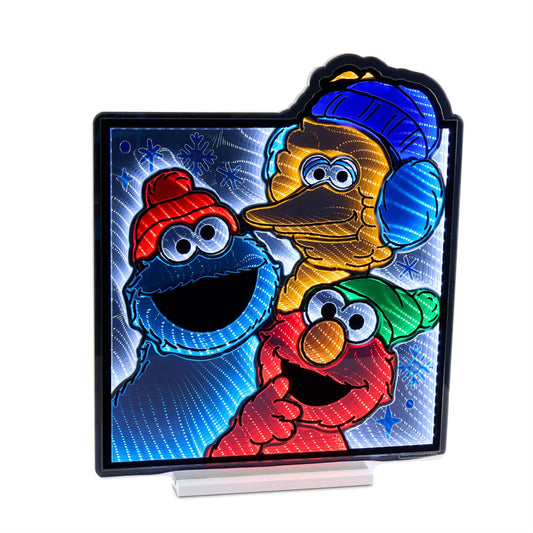 Melrose International Sesame Street Holiday Friends Ekkolight 25"H