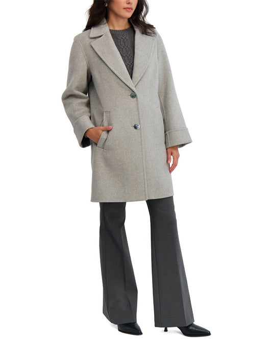 Tahari Sandra Medium Wool-Blend Coat