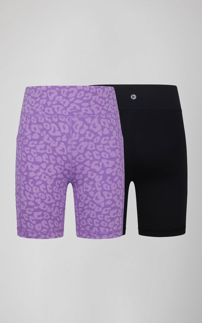 Girls 2 PK Interlock Side Pocket + Basic Bike Short