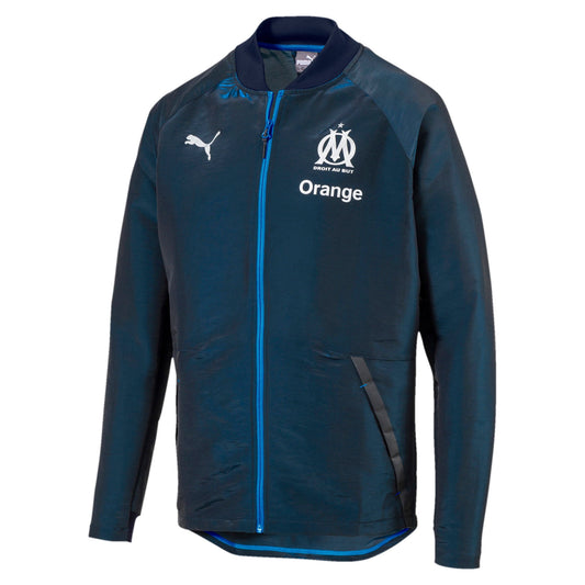Puma Men's Olympique De Marseille Pro Jacket With S Jackets