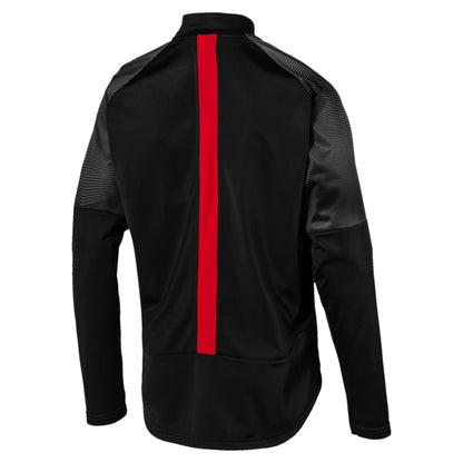 Puma Men's Ac Milan Stadium Poly Jacket W/ Sponsor Jackets