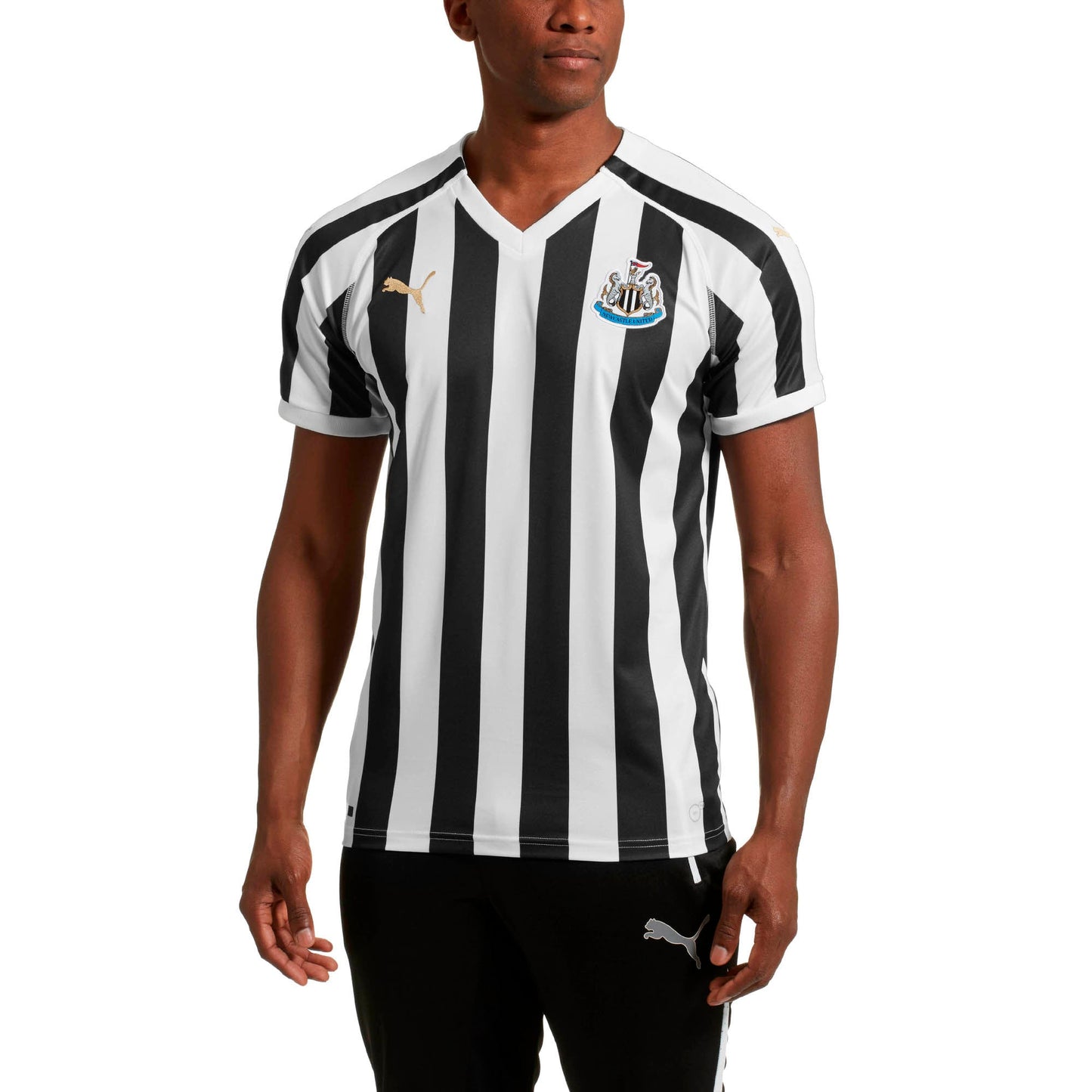 Puma Men's Nufc Home Shirt Replica With Sponsor Log