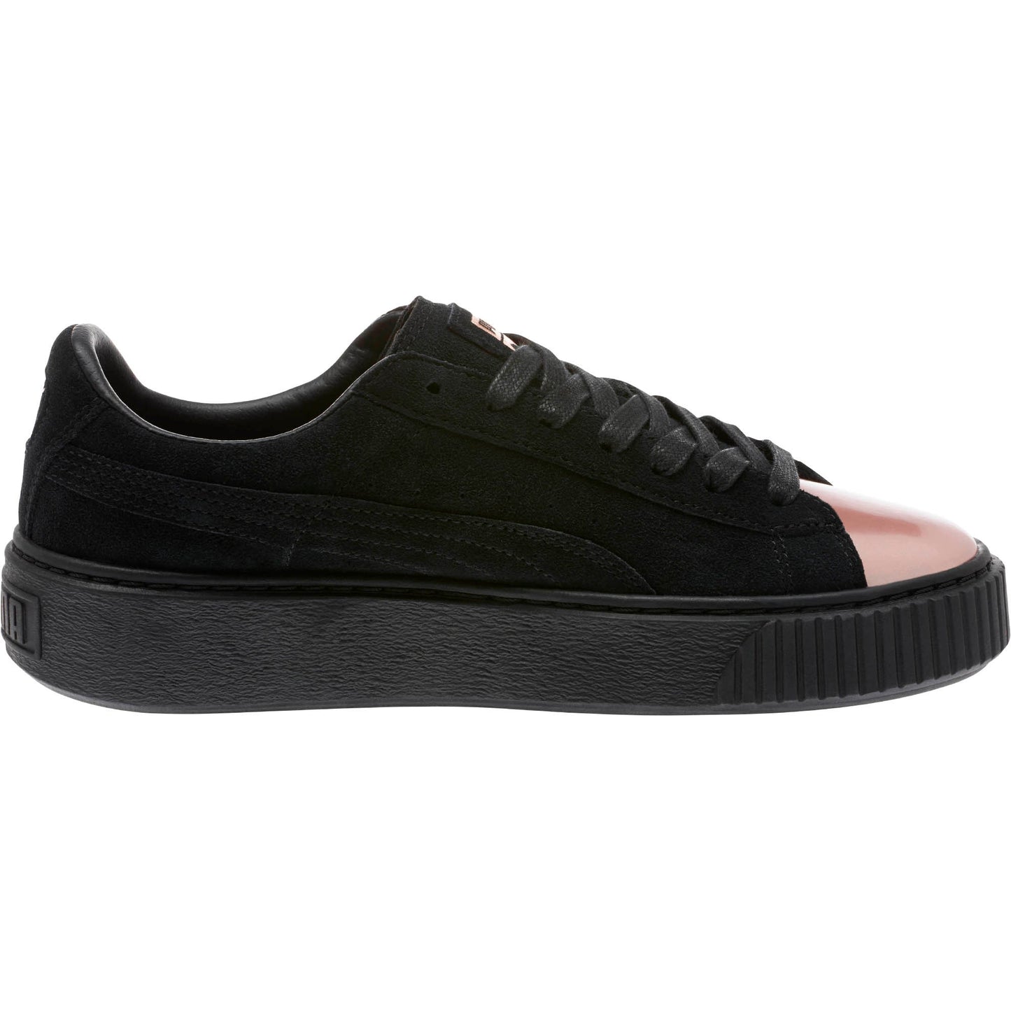 Women's Puma Suede Platform Rose Gold