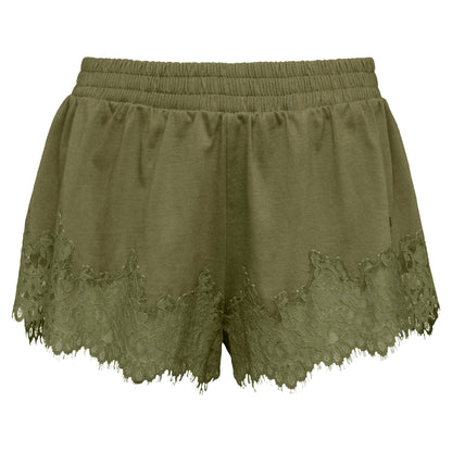Puma Women's X Fenty By Rihanna Lace Trim Sleepwear Short Shorts