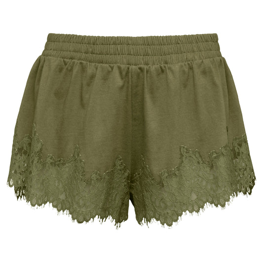 Puma Women's X Fenty By Rihanna Lace Trim Sleepwear Short Shorts