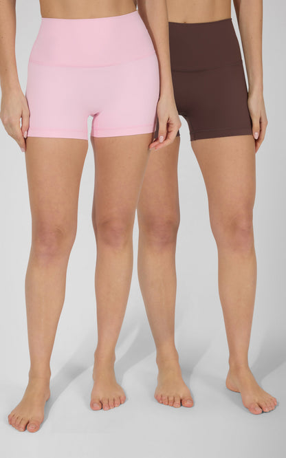 SKN 3.5" No Front Seam  Biker Shorts 2 PK