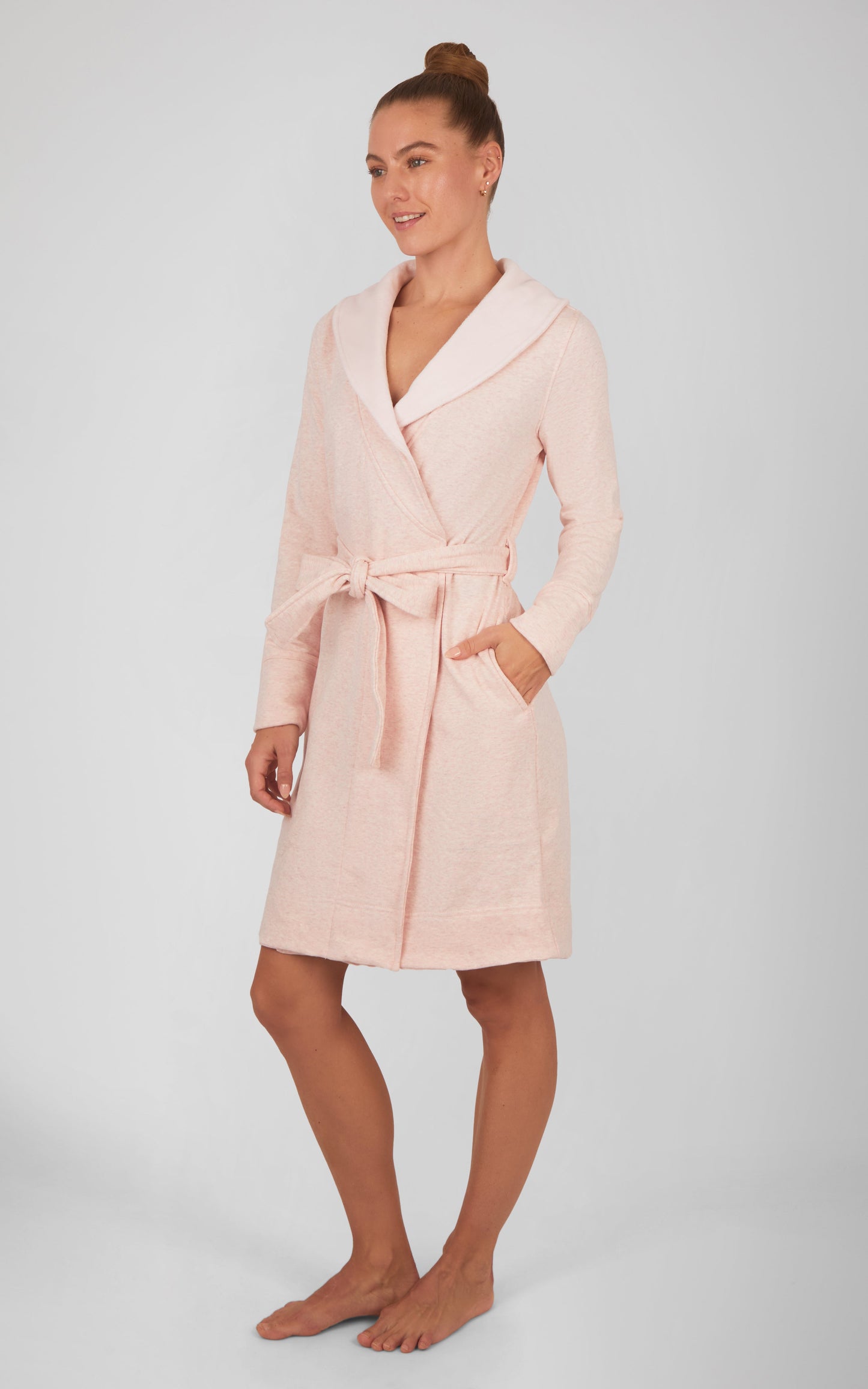 Butter Fleece Lined Robe - Our Ocean Core Story