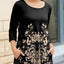 Champagne and Black Floral