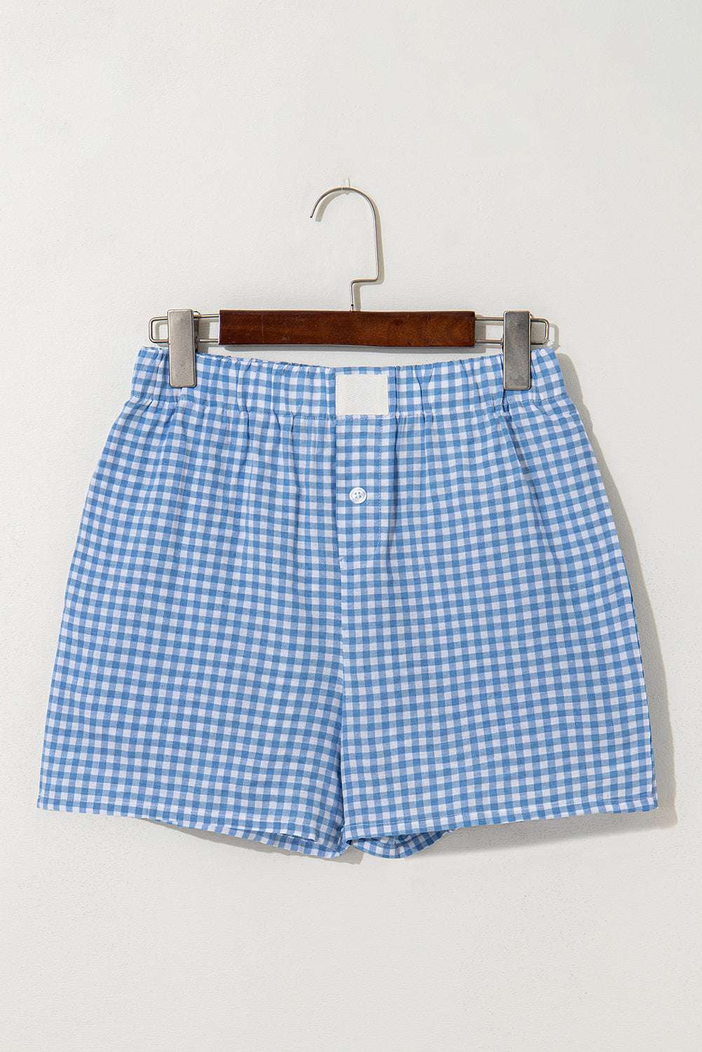 Gingham High Waist Shorts