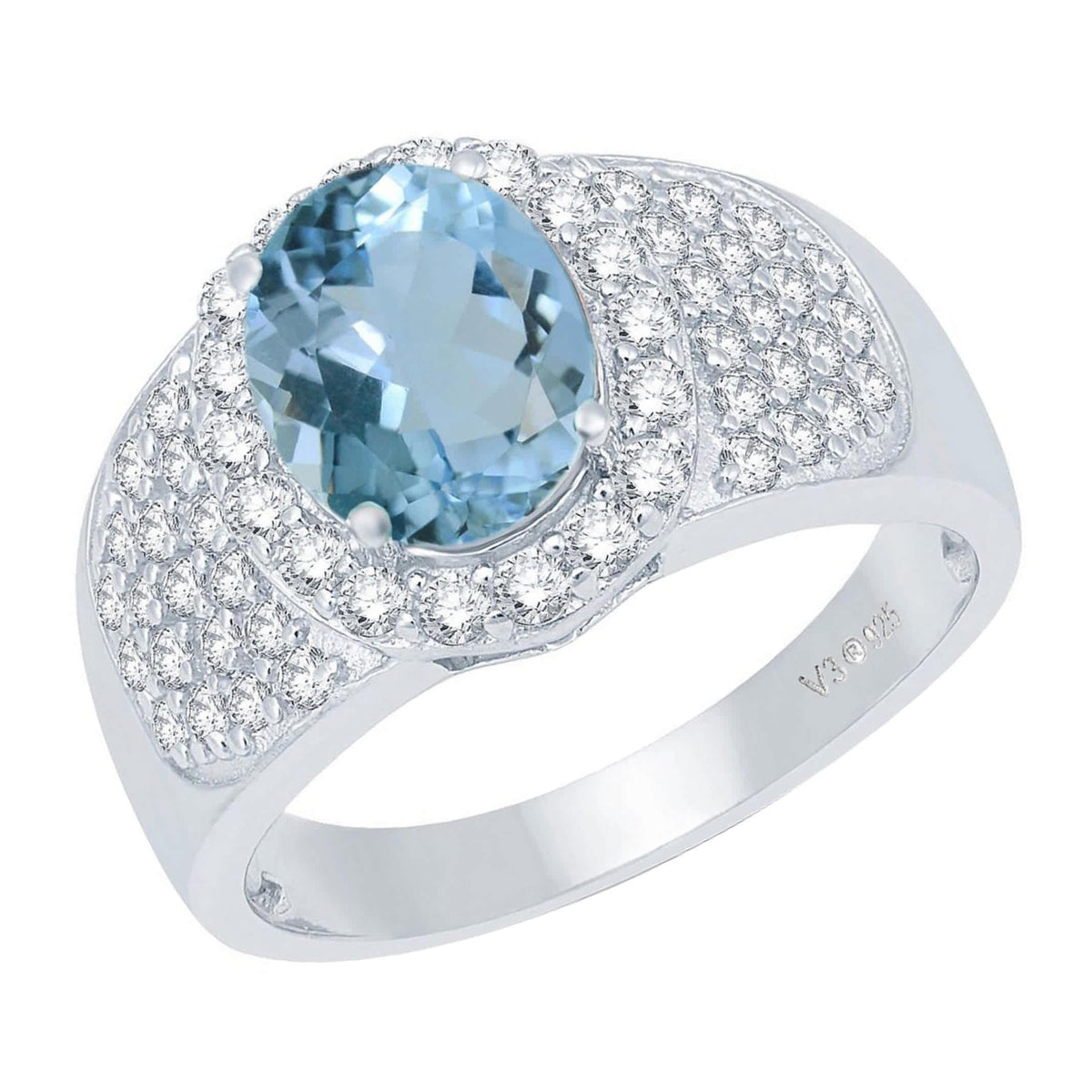 Blue, White-