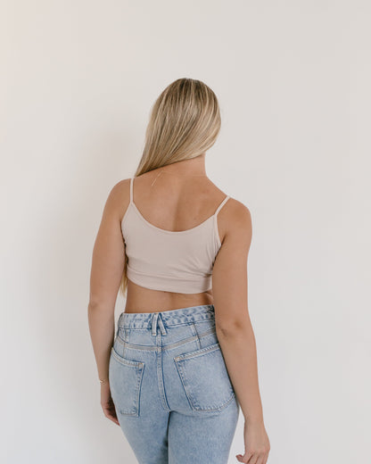 Spaghetti Strap Cami Halftee