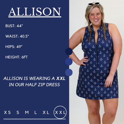 Constantly Varied Gear Half Zip Dress - Harborside