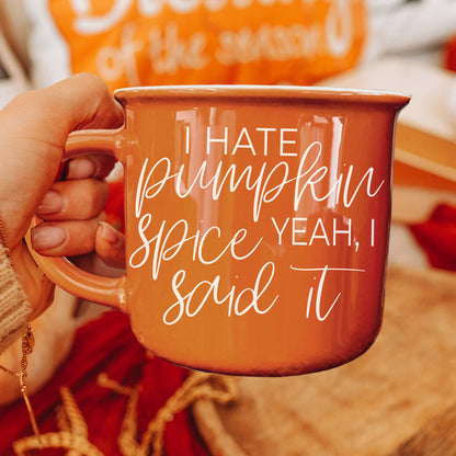 Anti Pumpkin Spice Coffee Mug Orange Ceramic
Unique Fall Coffee Gift Cup Orange
Minimalist fall coffee cup
Aesthetic autumn mug