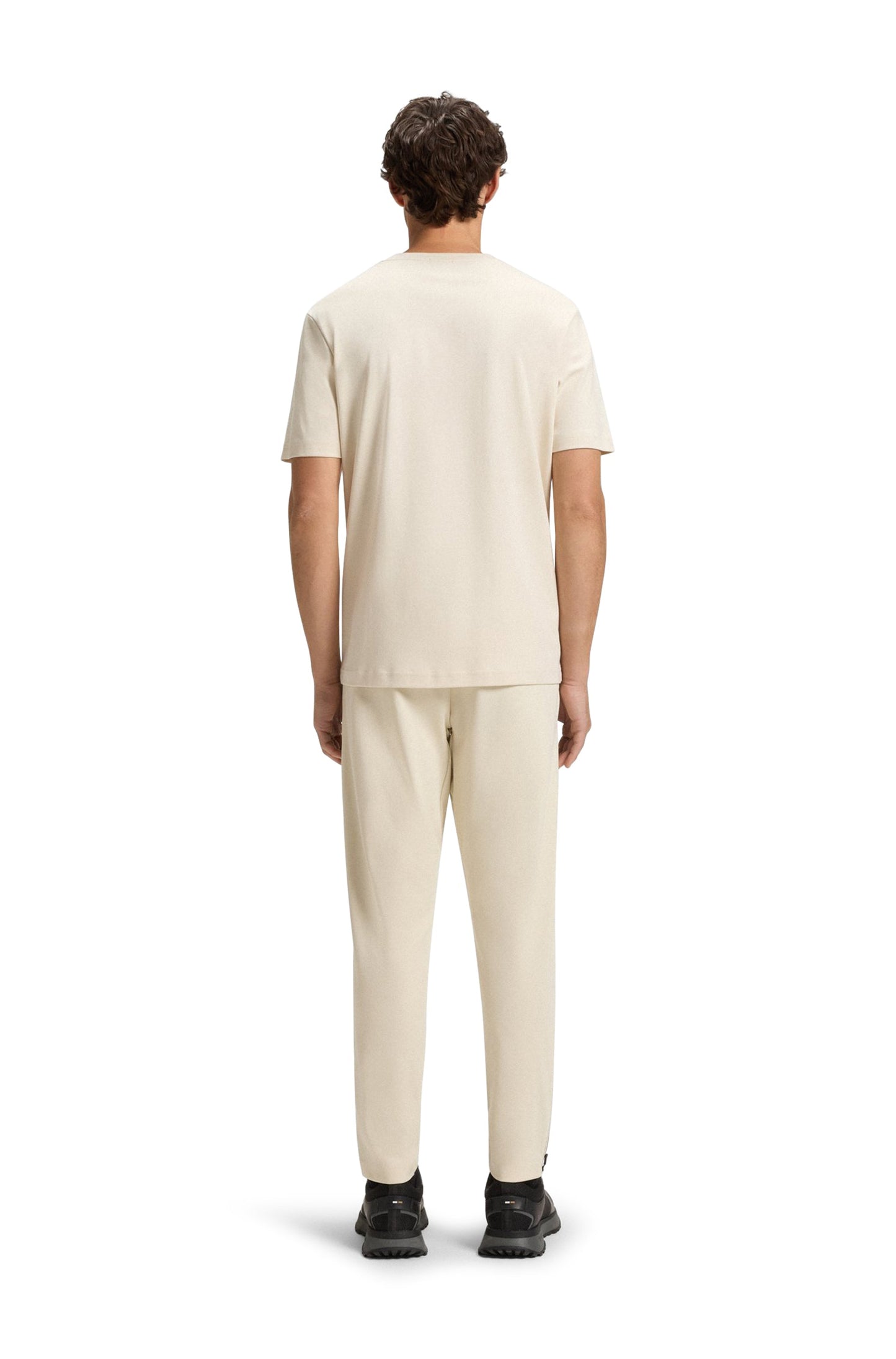 Boss Green Logo Future Tee - Cream