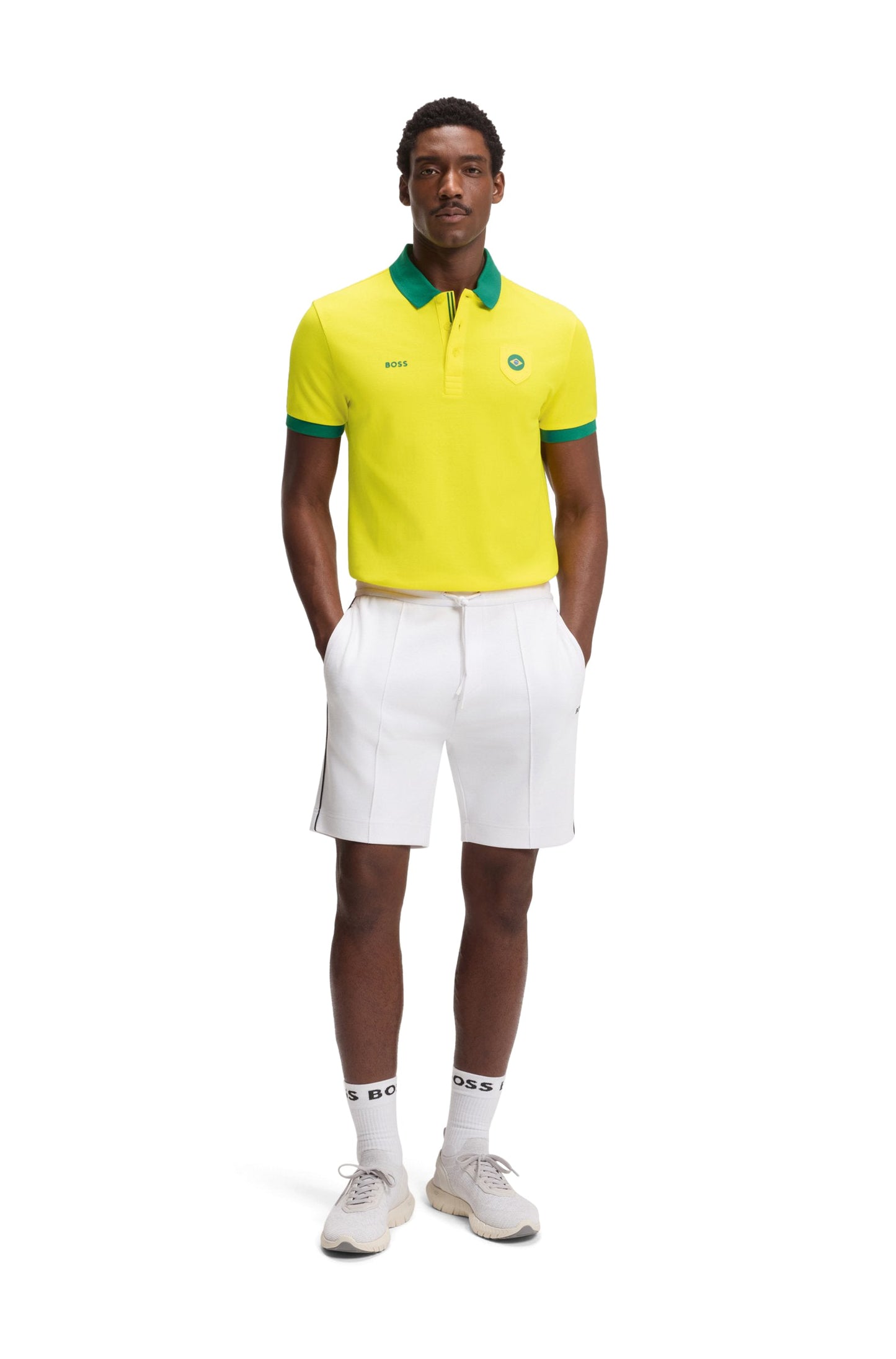 Boss Green Brazil Polo - Yellow