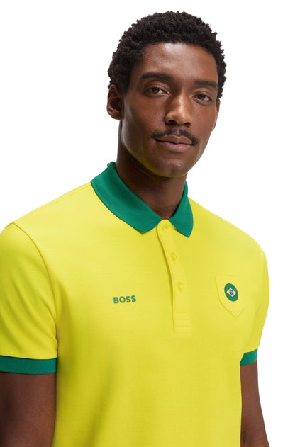 Boss Green Brazil Polo - Yellow
