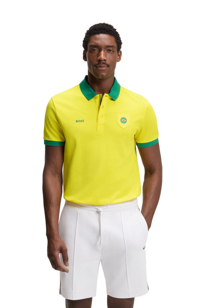 Boss Green Brazil Polo - Yellow