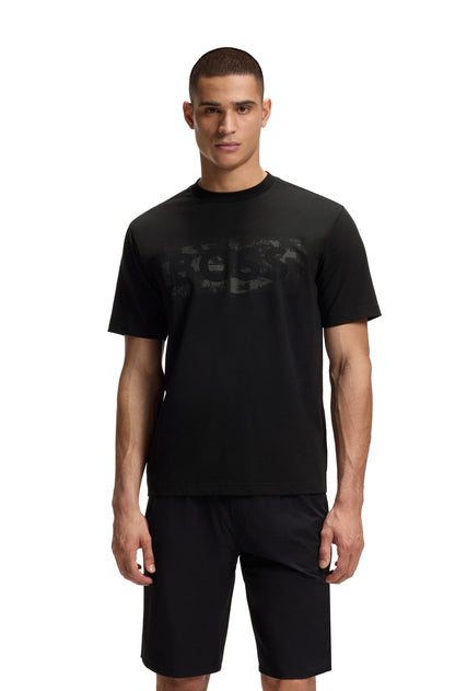 Boss Green Globe Logo Tee - Black