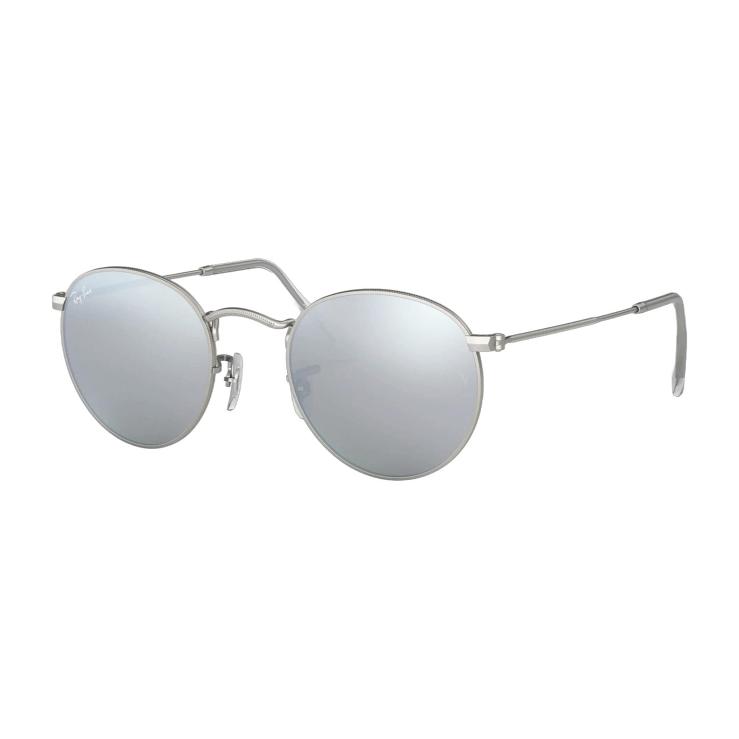 Rayban RB3447 Progressive Prescription Sunglasses RB3447-019-30-53 - Lens Diameter 53 Mm, Frame Color Matte Silver