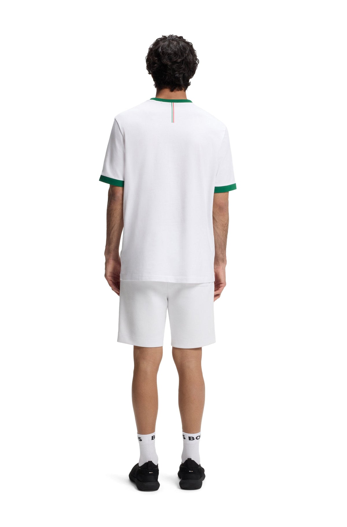 Boss Green Mexico Cotton Stretch Tee - White