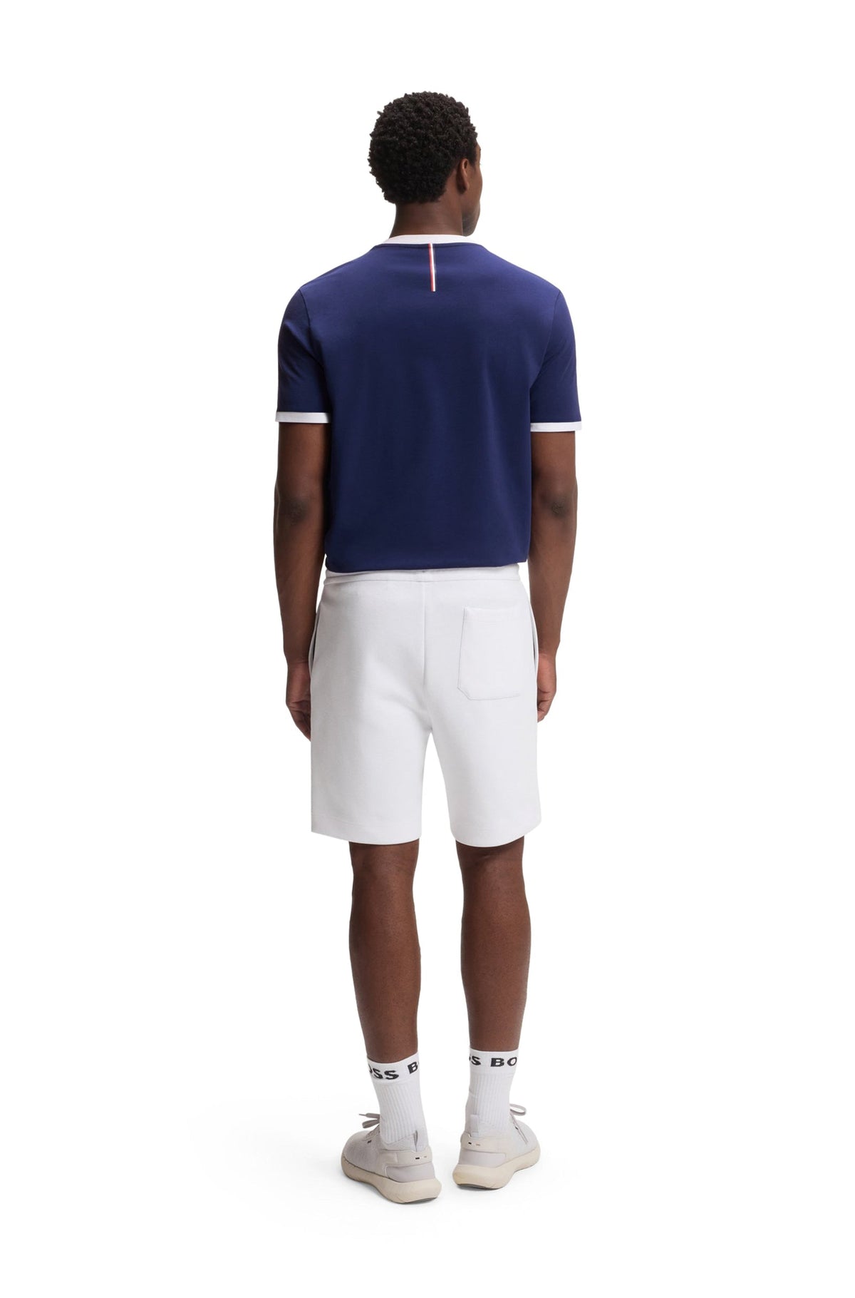 Boss Green USA Cotton Stretch Tee - Blue