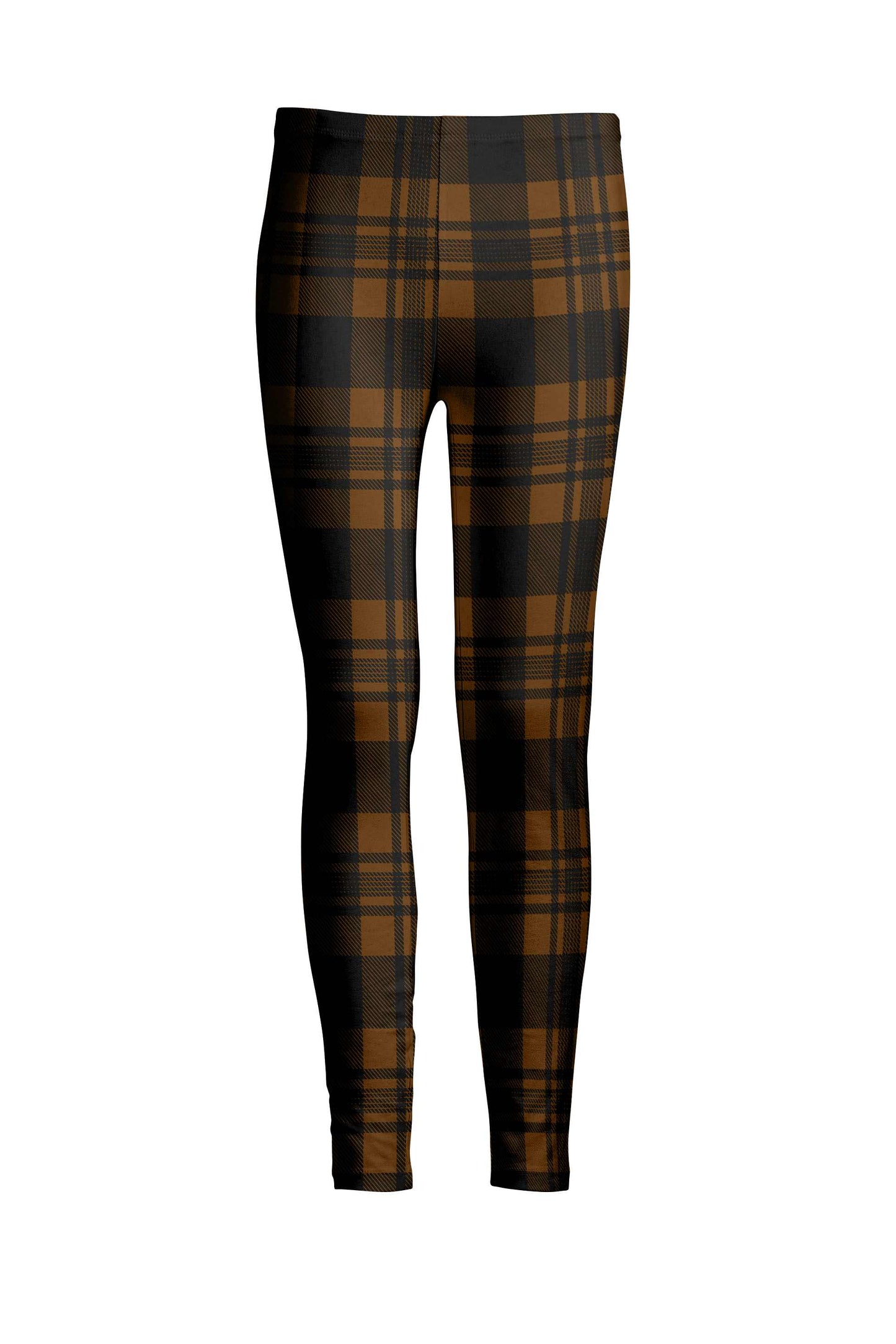 Brown Black Plaid Dark-