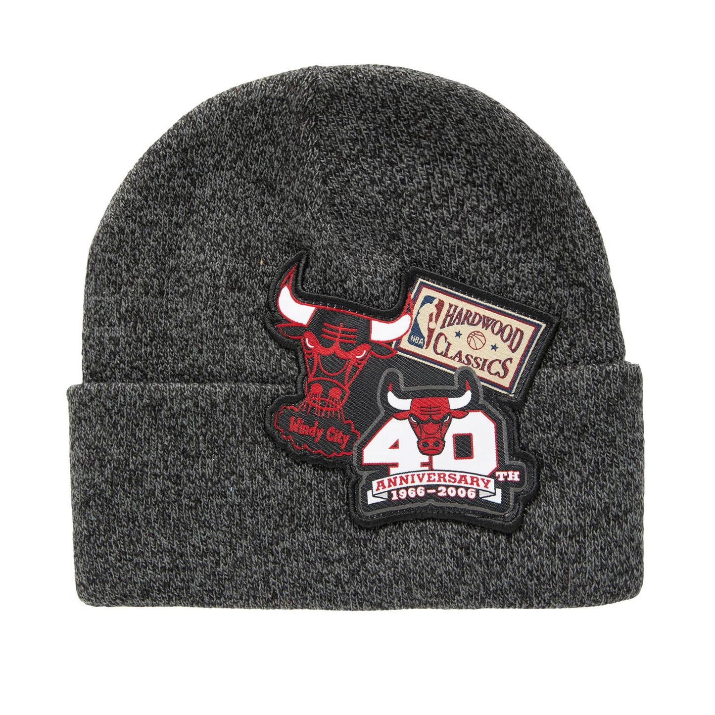Mitchell & Ness Men's NBA Xl Logo Patch Knit Hwc Bulls Beanies