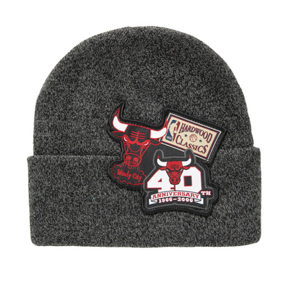 Mitchell & Ness Men's NBA Xl Logo Patch Knit Hwc Bulls Beanies