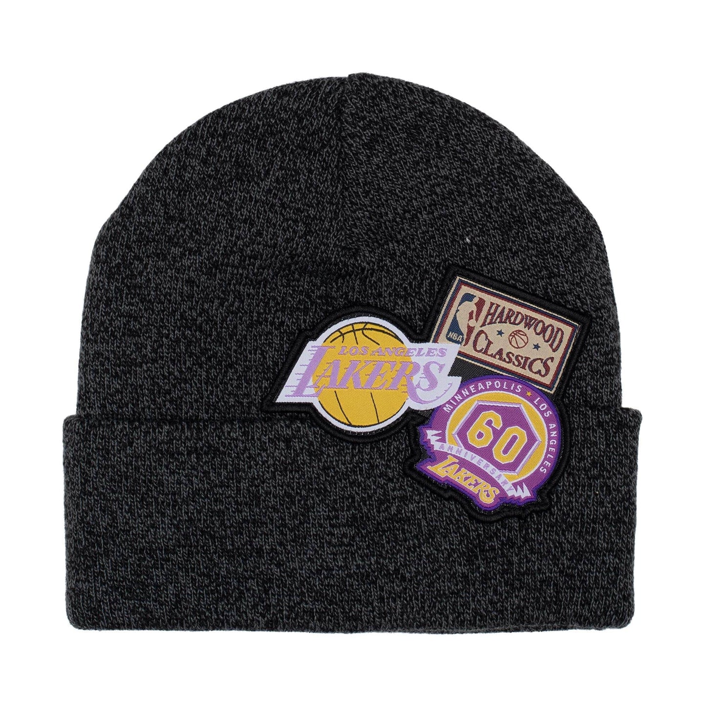 Mitchell & Ness Men's NBA Xl Logo Patch Knit Hwc Lakers Beanies