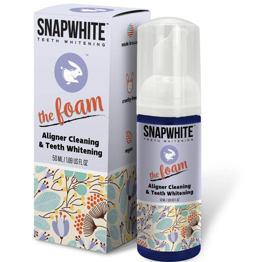 2in1 Emergency Toothpaste & Teeth Whitening Foam - No Water Needed!