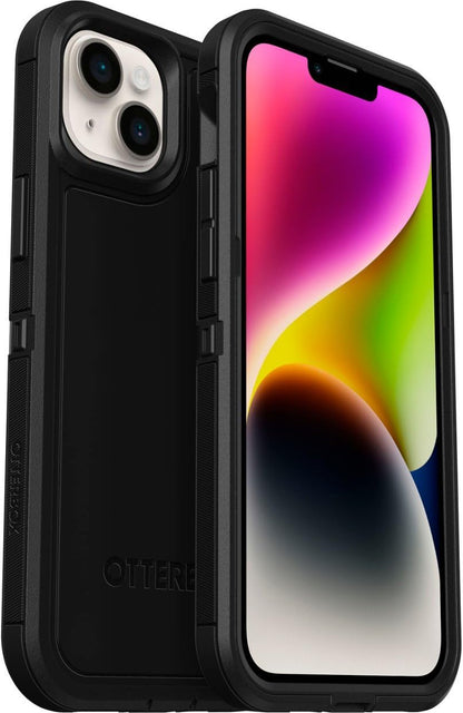 Otterbox Iphone 14 & Iphone 13 (Only) - Defender Series Case - Black - Rugged & Durable - with Port Protection - Case Only - Non-Retail Packaging