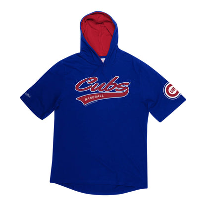 Mitchell & Ness Men's MLB Short Sleeve Hoody Chicago Cubs Hoodies