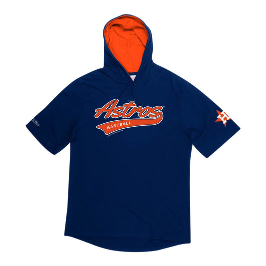 Mitchell & Ness Men's MLB Short Sleeve Hoody Houston Astros Hoodies