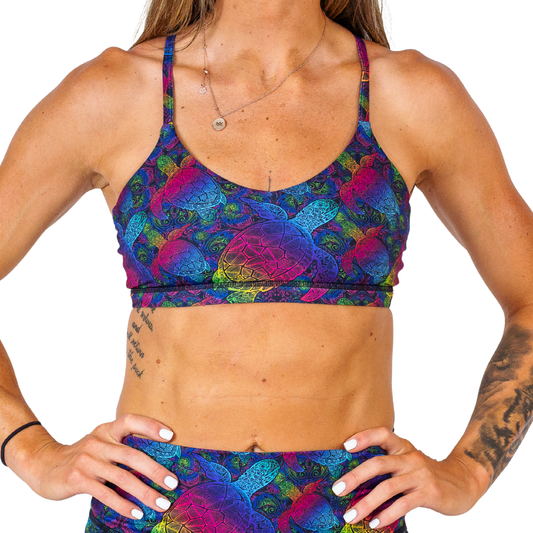 Constantly Varied Gear Move Free Bra - Rainbow Turtle