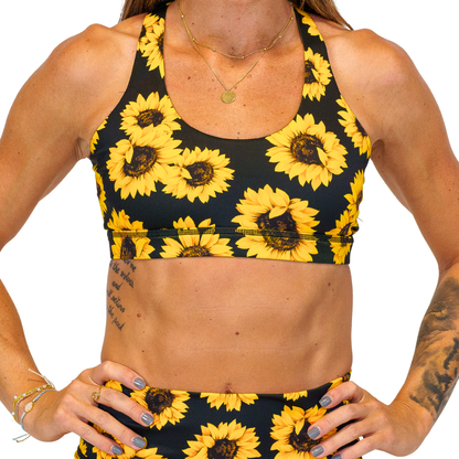 Constantly Varied Gear Butterfly Back Bra - Sunflower