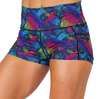 Constantly Varied Gear Shorts - Rainbow Turtle