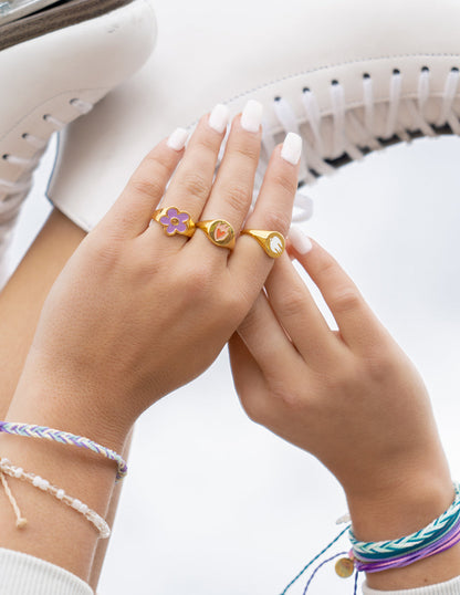 Elevated Faith Heart Signet Ring