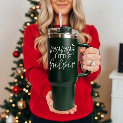 wholesale tumbler cups with lids
Christmas hot chocolate tumbler - mamas little helper 40oz seasonal
Funny things to get your mom for CHristmas
Christmas mom tumbler with funny quote mamas little helper 40oz
Christmas morning mom tumbler 40oz - mamas little helper holiday