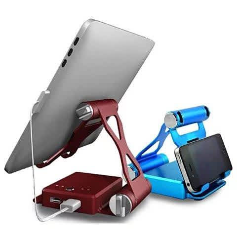 Vista Podium Style Stand with Extended Battery up to 200% for iPad; iPhone and Other Smart Gadgets - Pink