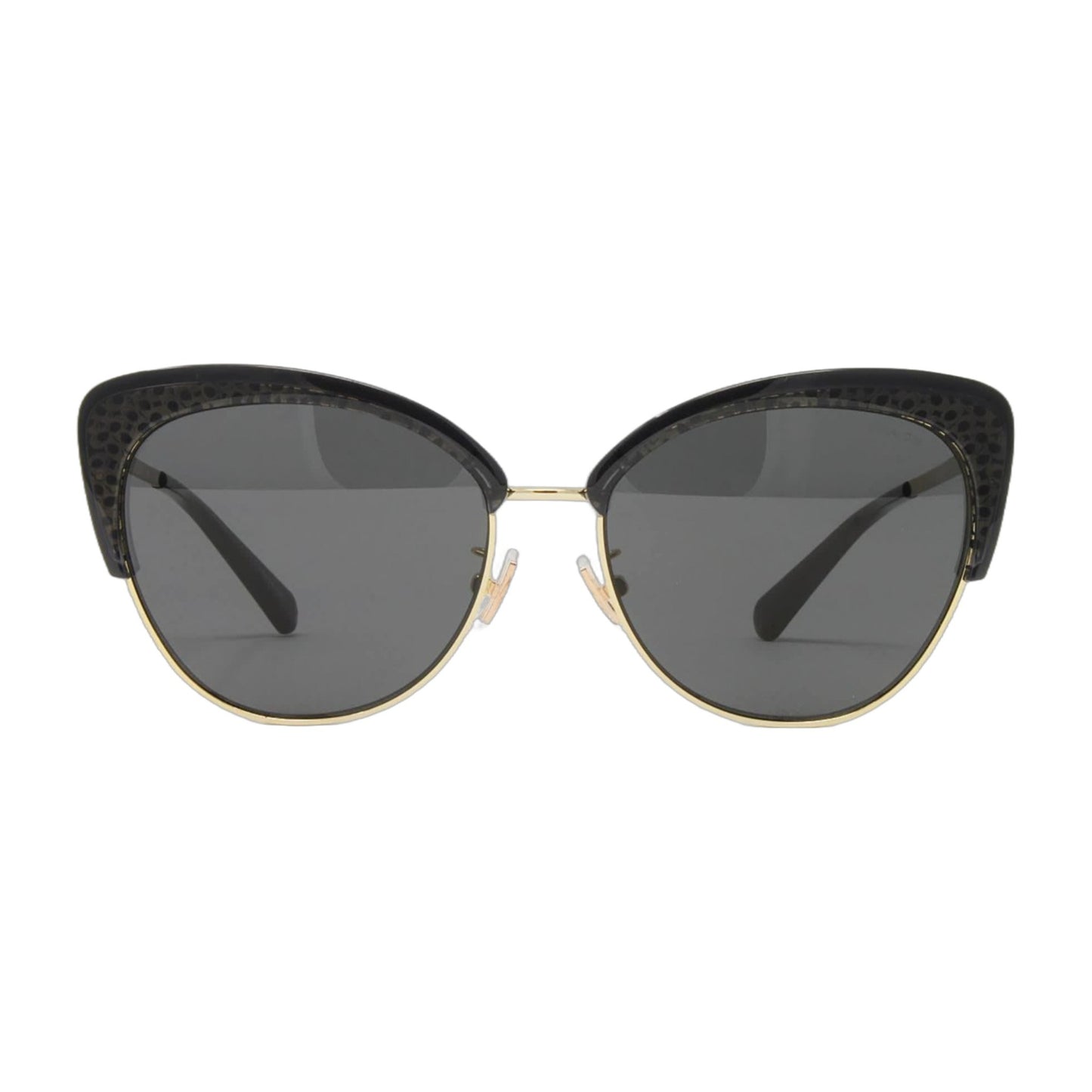 Coach Black Gold Women's Cat Eye Sunglasses