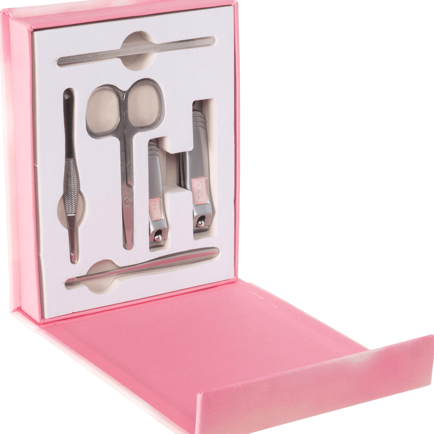 Pop Sonic 6-Piece Nail Kit & Case Set (White Marble)