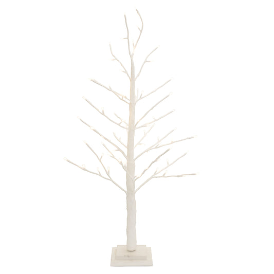 Melrose International LED Glittered Twig Tree 36"H