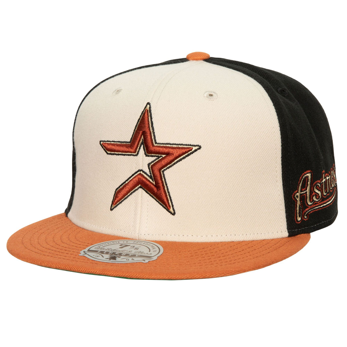 Men's Mitchell & Ness MLB Homefield Fitted Coop Astros