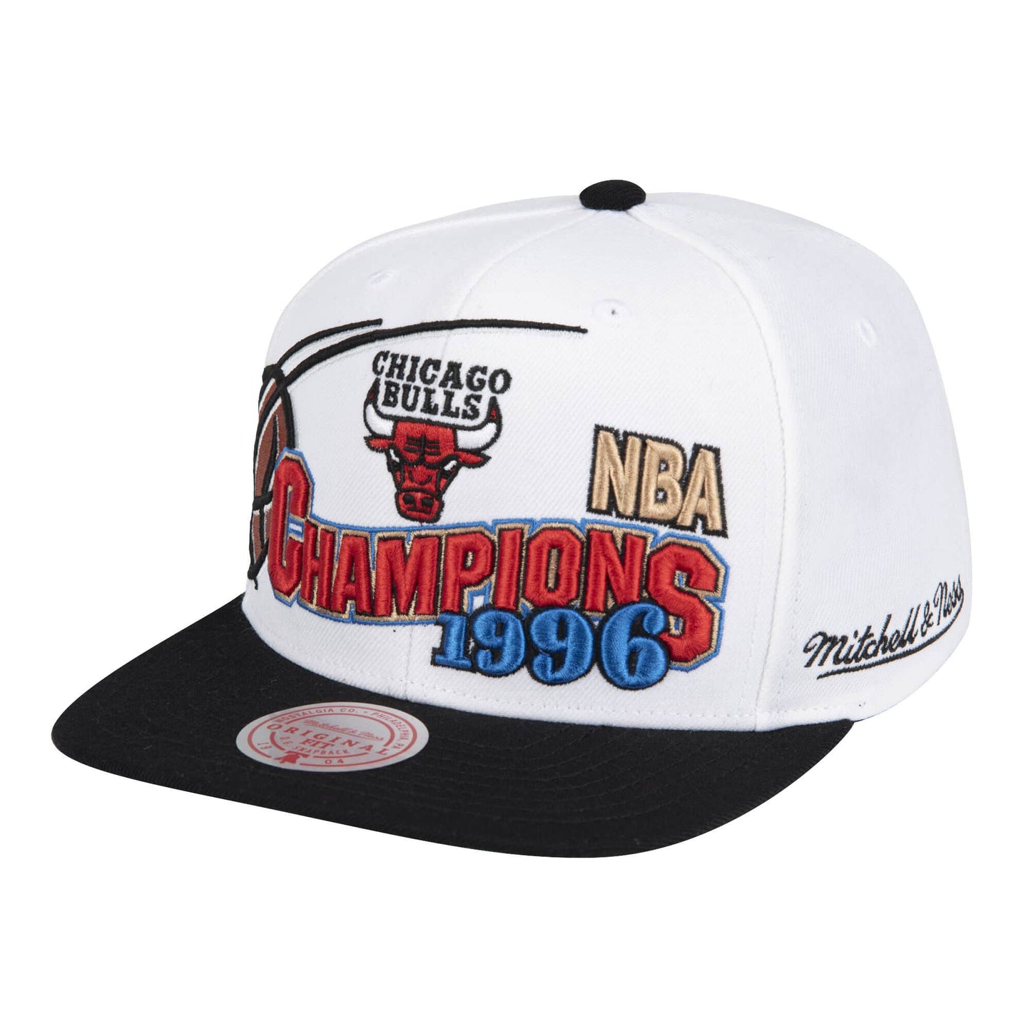 Mitchell & Ness Men's NBA Chicago Bulls 96 Champions Wave 2T Snapback